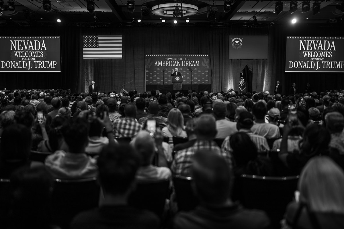 President Donald J. Trump delivers remarks at Red Rock Casino Resort and Spa in Las Vegas, Nevada on Wednesday, August 5, 2026. (Official White House Photo by Daniel Torok)