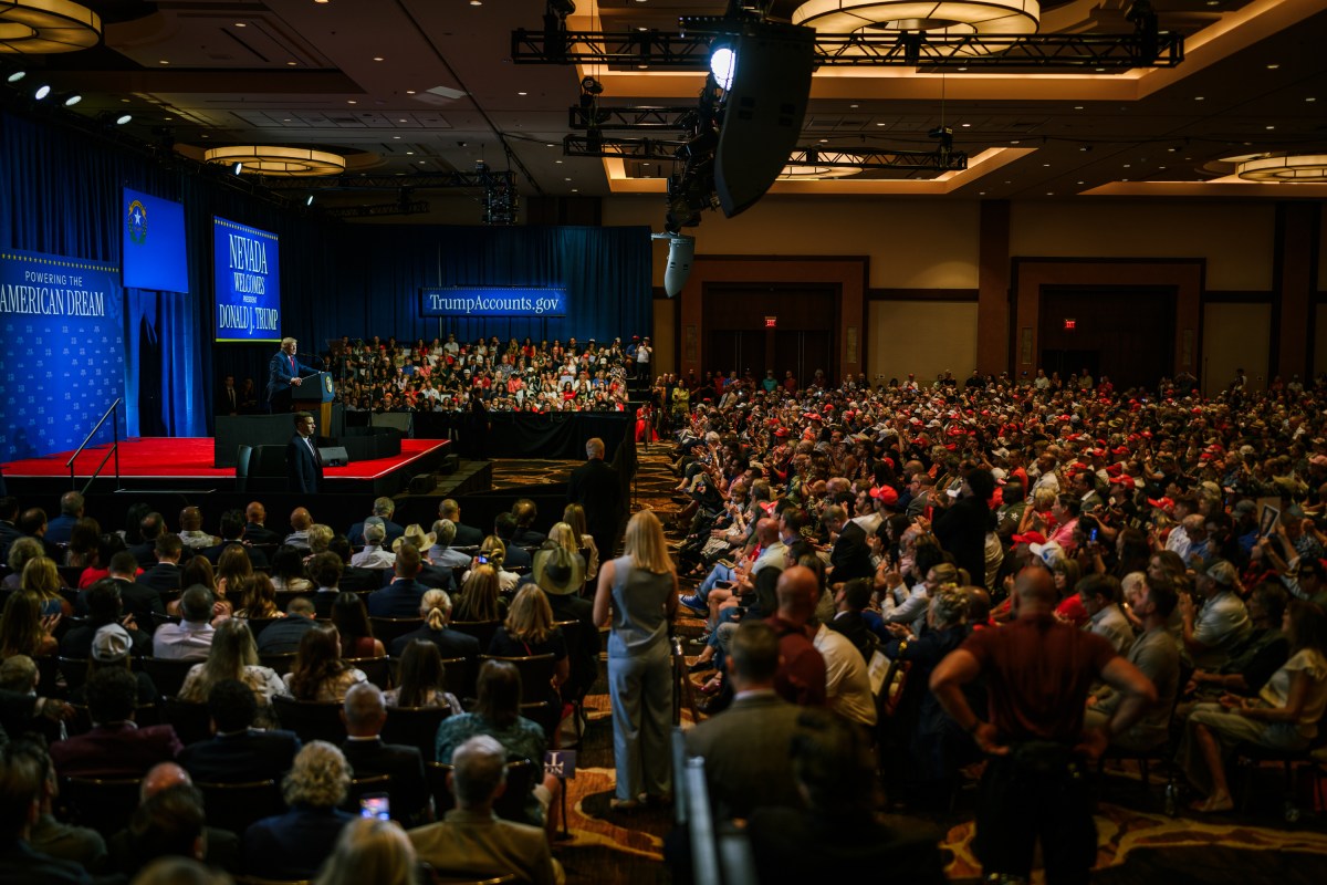 President Donald J. Trump delivers remarks at Red Rock Casino Resort and Spa in Las Vegas, Nevada on Wednesday, August 5, 2026. (Official White House Photo by Daniel Torok)