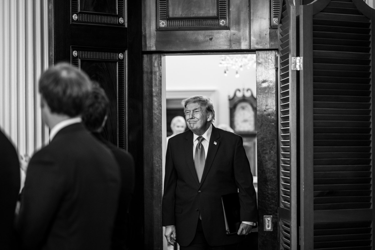 President Donald J. Trump arrives at the U.S. Department of State in Washington, D.C., Friday, August 7, 2026, to attend an American mining industry roundtable. (Official White House Photo by Joyce N. Boghosian)