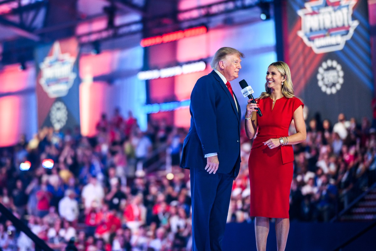 President Donald J. Trump attends the finale of the inaugural Patriot Games youth sports competition at SPIRE Academy in Geneva, Ohio, Tuesday, August 11, 2026. (Official White House Photo by Daniel Torok)