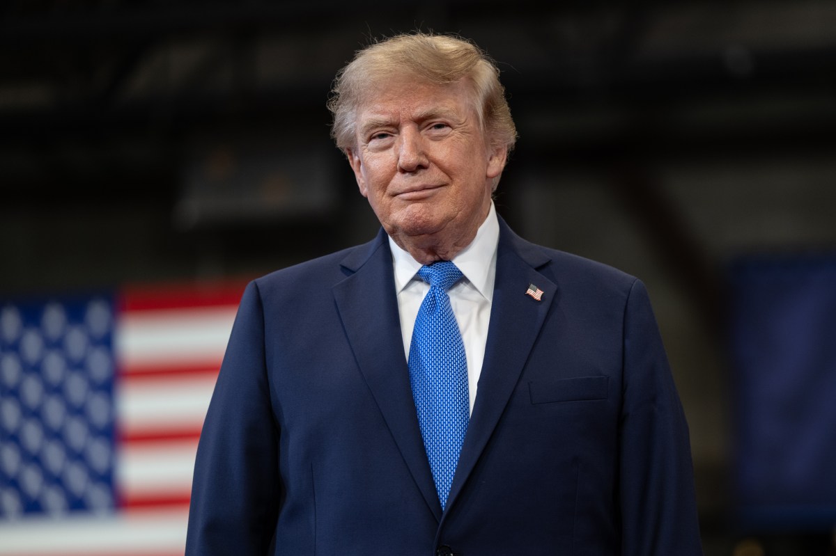 President Donald J. Trump delivers remarks at the David S. Mack Center for Training and Intelligence in Garden City, New York, Friday, August 14, 2026. (Official White House Photo by Molly Riley)