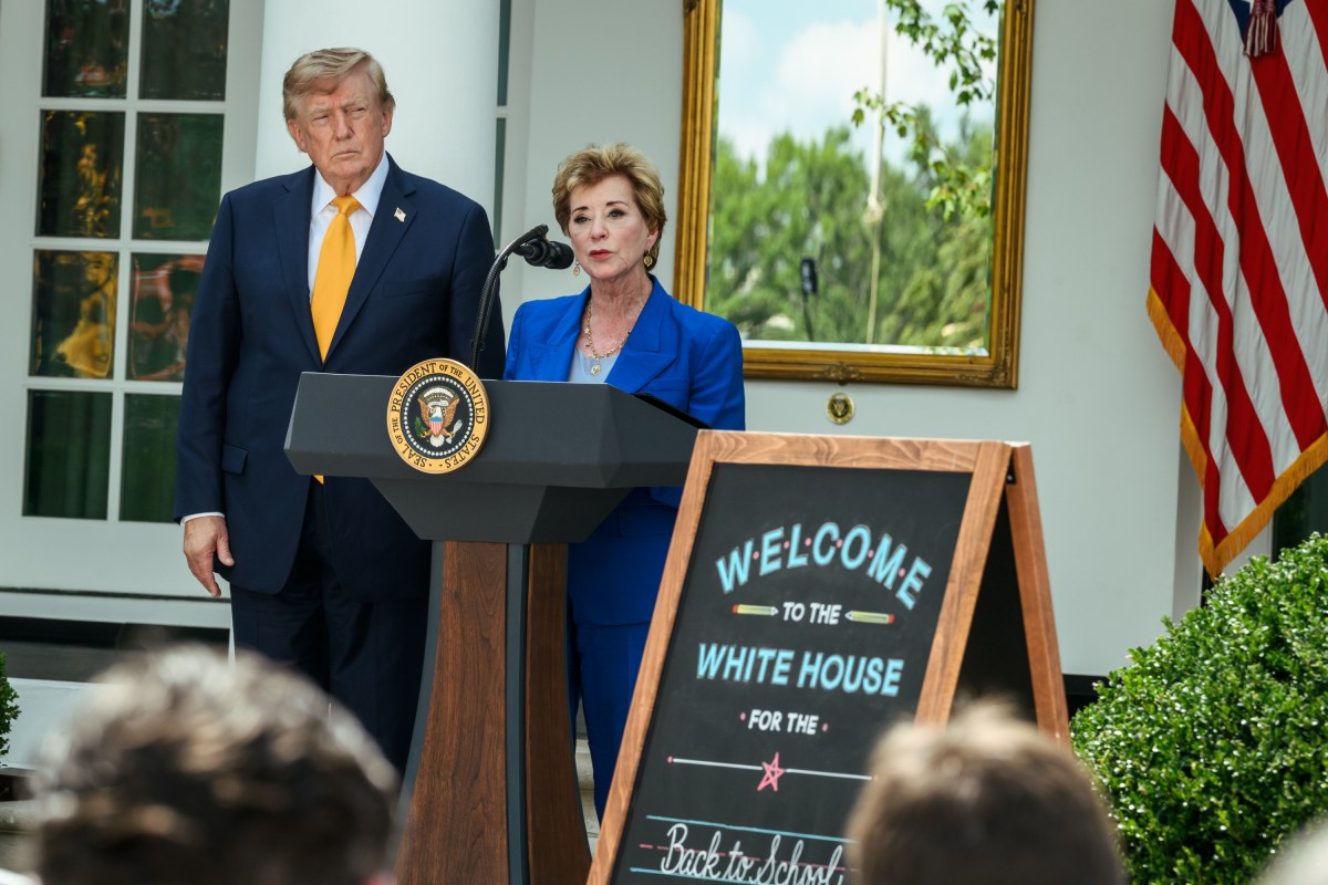 President Donald Trump attends a Back to School and Education Freedom event, Monday, August 24, 2026, in the White House Rose Garden. (Official White House Photo by Joyce N. Boghosian)