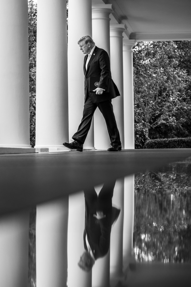 President Donald Trump attends a Back to School and Education Freedom event, Monday, August 24, 2026, in the White House Rose Garden. (Official White House Photo by Molly Riley)