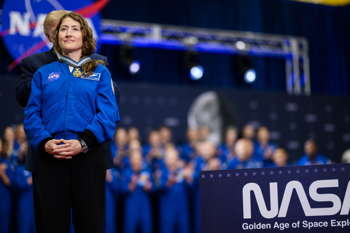 President Donald J. Trump participates in a Congressional Space Medal of Honor Ceremony at the NASA Johnson Space Center, Friday, August 28, 2026, in Houston, Texas. (Official White House Photo by Daniel Torok)