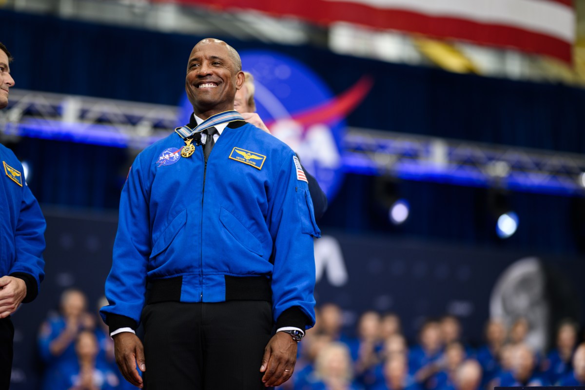 President Donald J. Trump participates in a Congressional Space Medal of Honor Ceremony at the NASA Johnson Space Center, Friday, August 28, 2026, in Houston, Texas. (Official White House Photo by Daniel Torok)