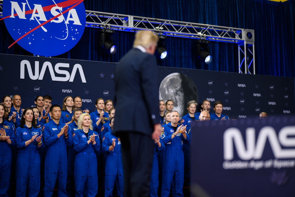 President Donald J. Trump participates in a Congressional Space Medal of Honor Ceremony at the NASA Johnson Space Center, Friday, August 28, 2026, in Houston, Texas. (Official White House Photo by Daniel Torok)