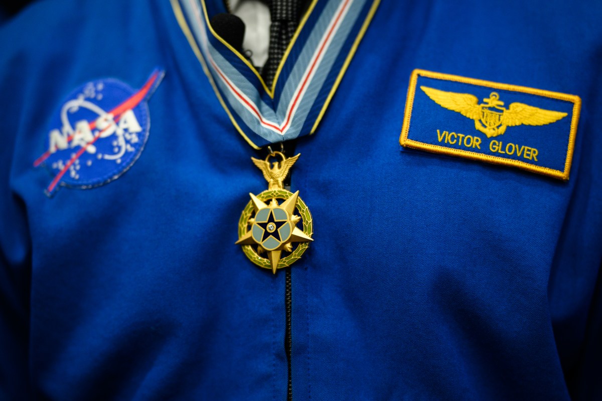 President Donald J. Trump participates in a Congressional Space Medal of Honor Ceremony at the NASA Johnson Space Center, Friday, August 28, 2026, in Houston, Texas. (Official White House Photo by Daniel Torok)