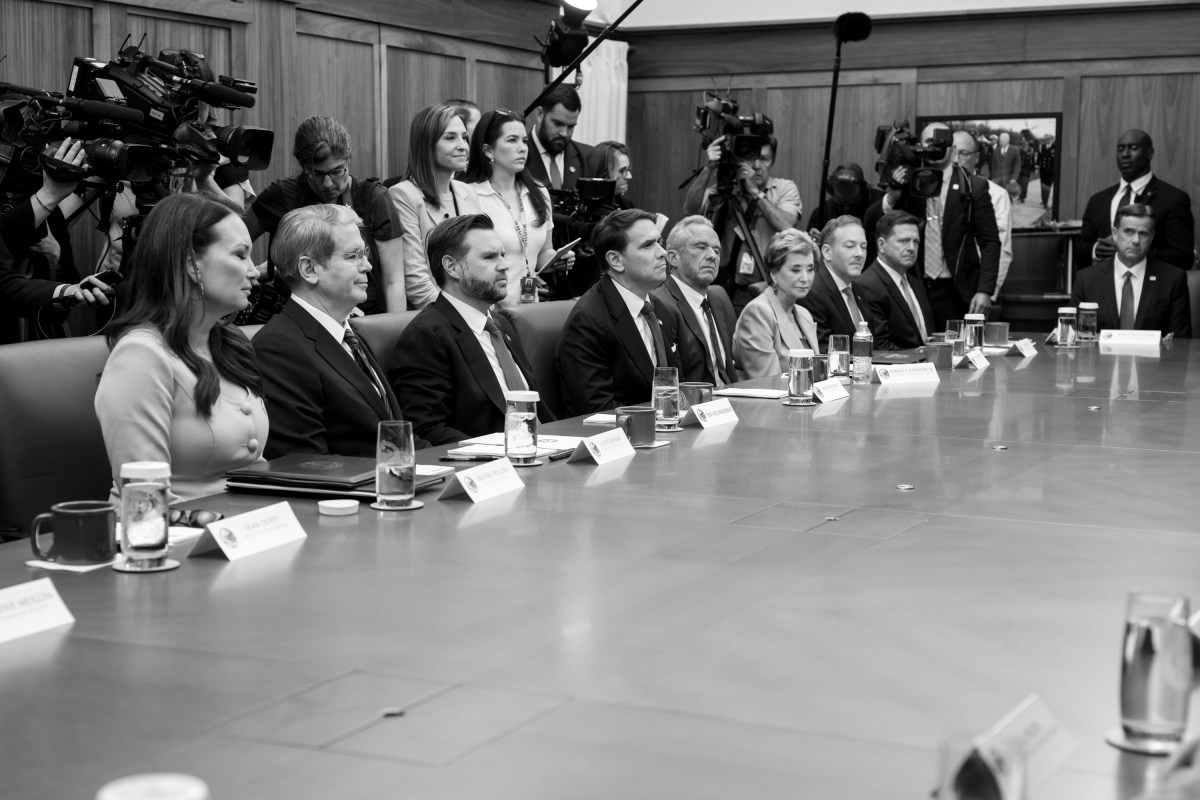 Vice President JD Vance attends cabinet Meeting at Camp David, Maryland on Friday, July 31, 2026. (Official White House Photo by Emily J. Higgins.)
