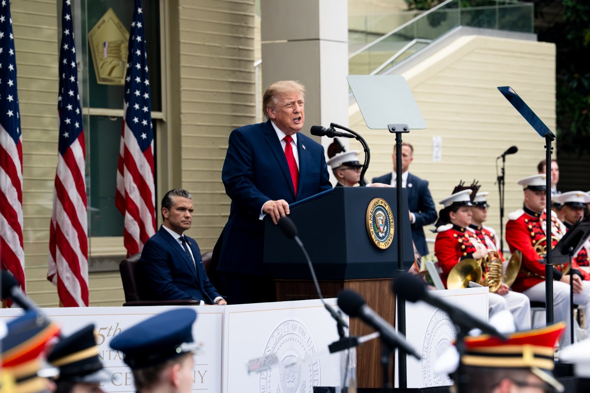 President Donald J. Trump and First Lady Melania Trump attend a ceremony at the Pentagon in observance of the 25th anniversary of the 9/11 terror attacks, Friday, September 11, 2026. (Official White House Photo by Andrea Hanks)