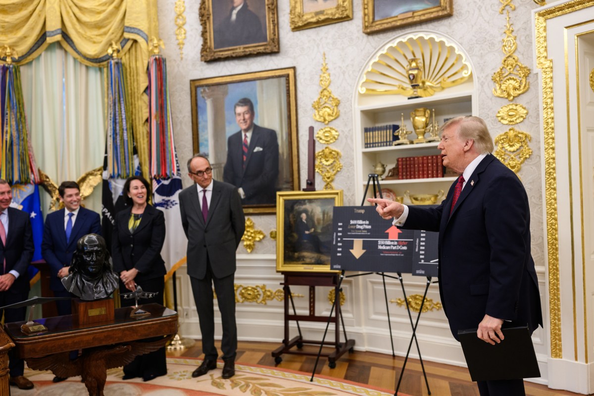 President Donald J. Trump participates in a Most Favored Nation Drug Pricing for American Patients announcement, Monday, August 31, 2026, in the Oval Office at the White House. (Official White House Photo by Molly Riley)