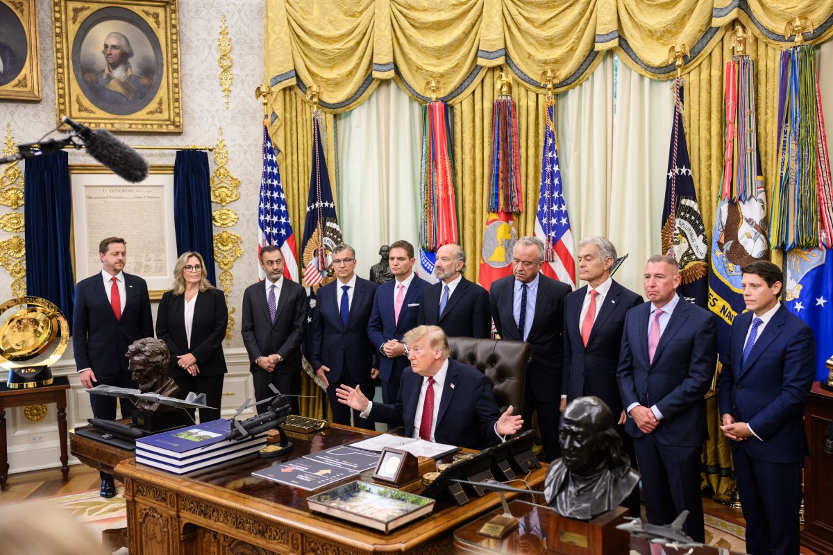 President Donald J. Trump participates in a Most Favored Nation Drug Pricing for American Patients announcement, Monday, August 31, 2026, in the Oval Office at the White House. (Official White House Photo by Molly Riley)