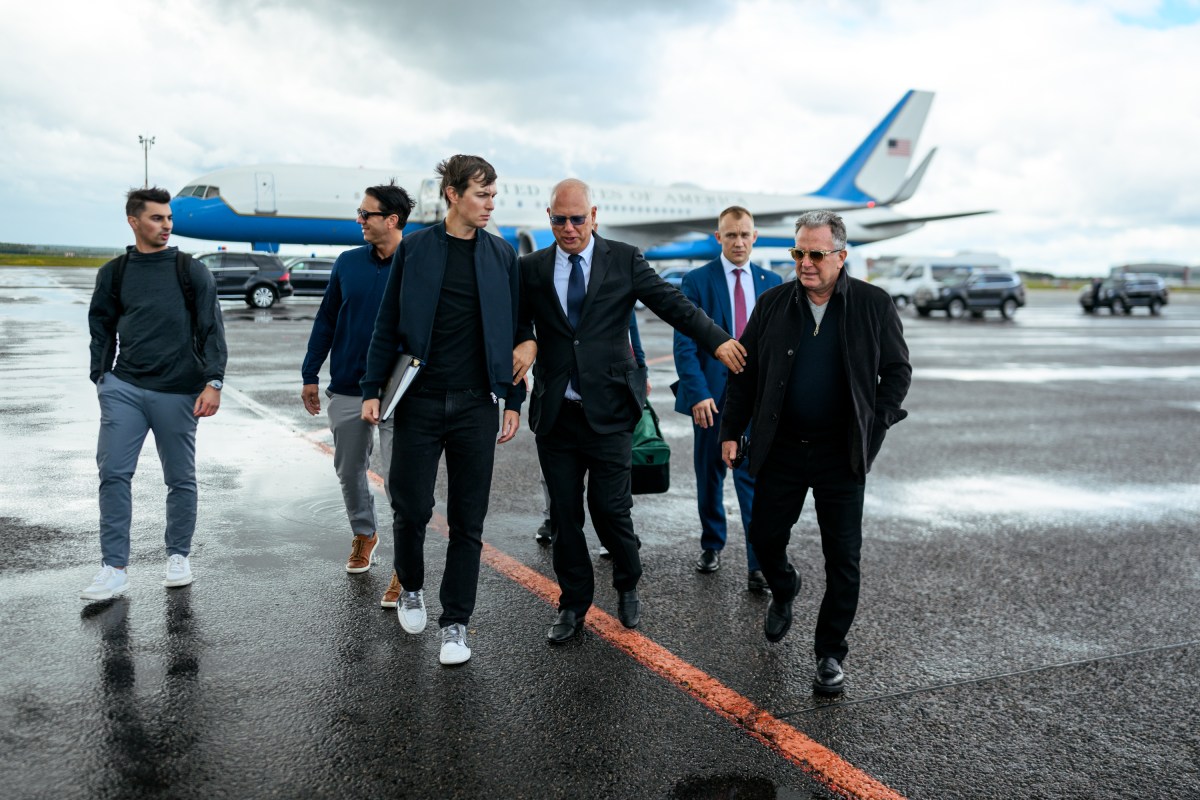 U.S. Special Envoy Steve Witkoff and Jared Kushner are greeted by Russian Presidential Envoy Kirill Dmitriev at Vnukovo International Airport in Moscow, Russia, Saturday, September 5, 2026, before meeting with Russian President Vladimir Putin to continue dialogue to end the Russia-Ukraine War. (Official White House Photo by Daniel Torok)