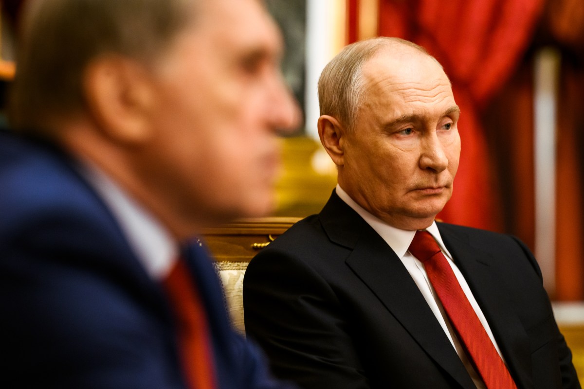 U.S. Special Envoy Steve Witkoff and Jared Kushner meet with Russian President Vladimir Putin in the Red Drawing Room at the Kremlin in Moscow, Russia, Saturday, September 5, 2026, to continue dialogue to end the Russia-Ukraine War. (Official White House Photo by Daniel Torok)