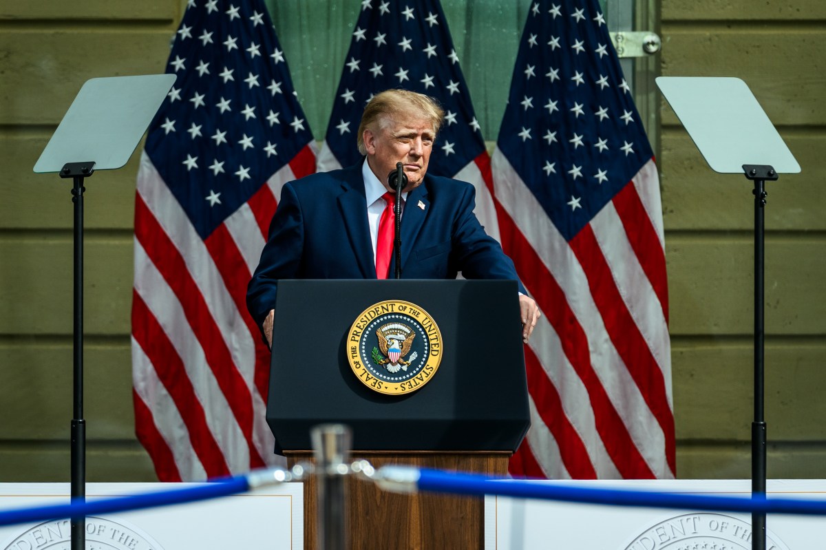 President Donald J. Trump and First Lady Melania Trump attend a ceremony at the Pentagon in observance of the 25th anniversary of the 9/11 terror attacks, Friday, September 11, 2026. (Official White House Photo by Molly Riley)