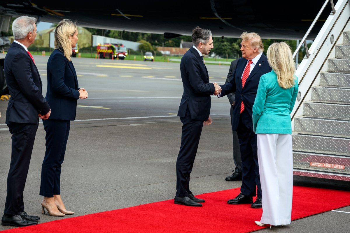President Donald J. Trump disembarks Air Force One at Dublin Airport, Ireland on Saturday, September 12, 2026. (Official White House Photo by Daniel Torok)