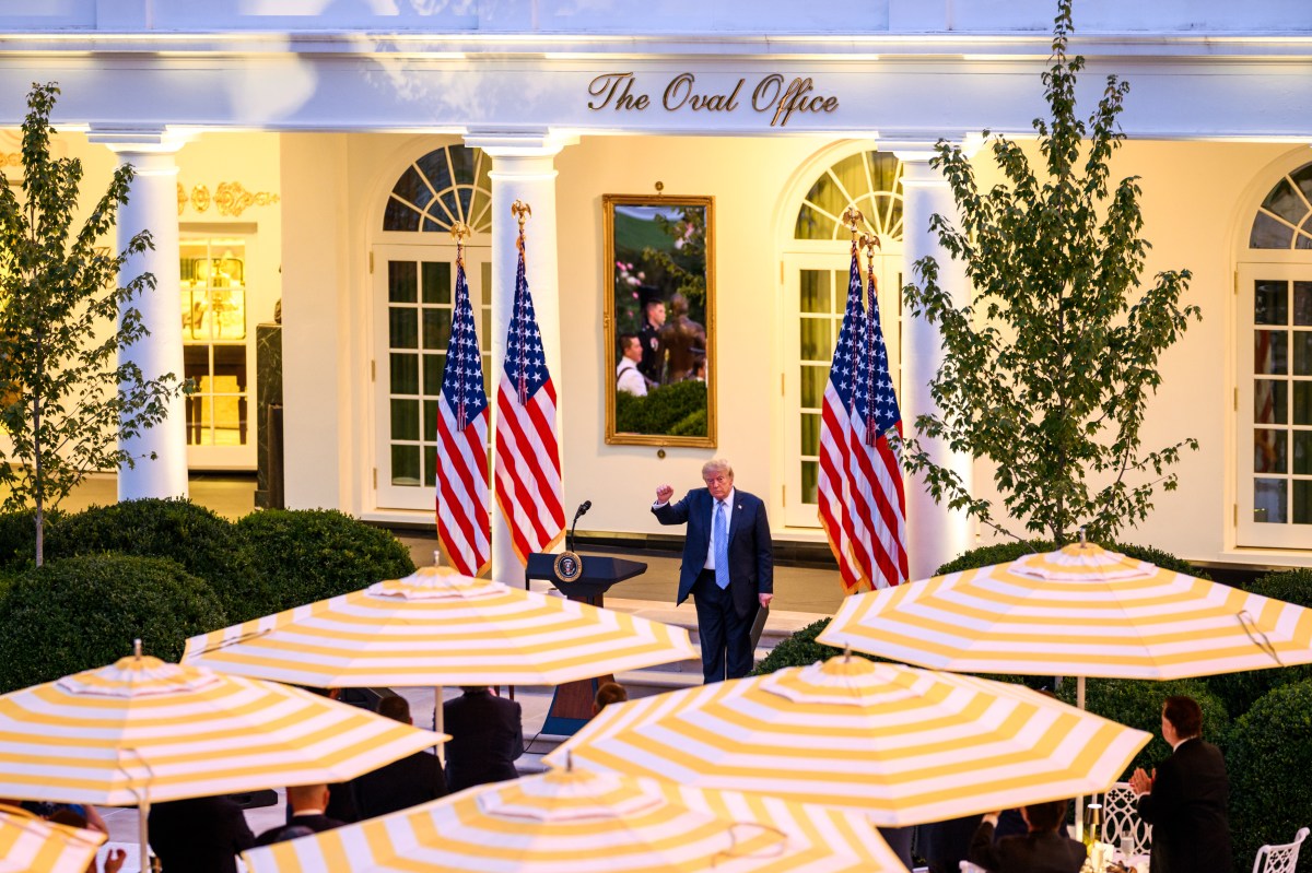 President Donald J. Trump hosts a Rose Garden Dinner for America’s hunters and fishermen while announcing new Executive Orders, Thursday, September 17, 2026. (Official White House Photo by Joyce N. Boghosian)