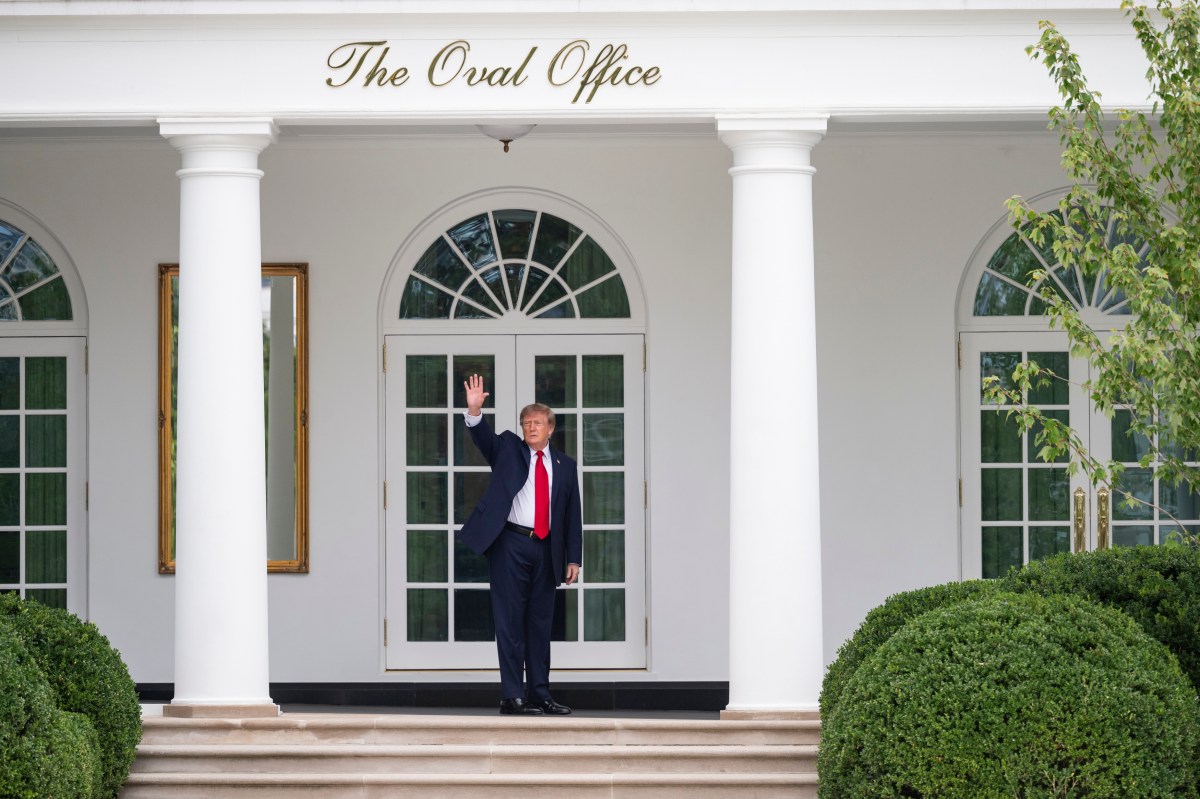 President Donald J. Trump participates in a ribbon-cutting ceremony for the new helipad on the South Lawn of the White House, Monday, September 21, 2026. (Official White House Photo by Joyce N. Boghosian)