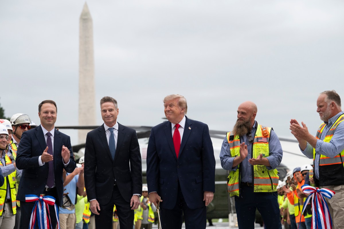 President Donald J. Trump participates in a ribbon-cutting ceremony for the new helipad on the South Lawn of the White House, Monday, September 21, 2026. (Official White House Photo by Joyce N. Boghosian)