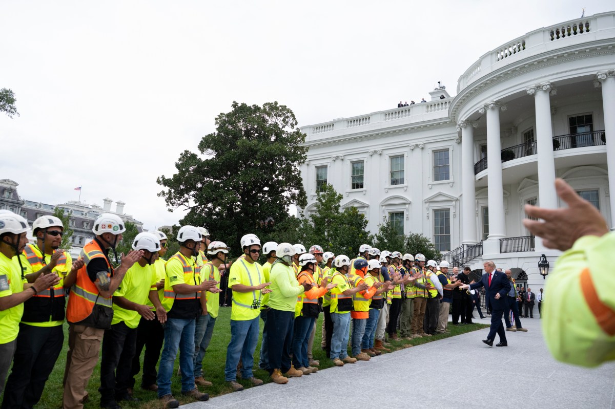 President Donald J. Trump participates in a ribbon-cutting ceremony for the new helipad on the South Lawn of the White House, Monday, September 21, 2026. (Official White House Photo by Joyce N. Boghosian)