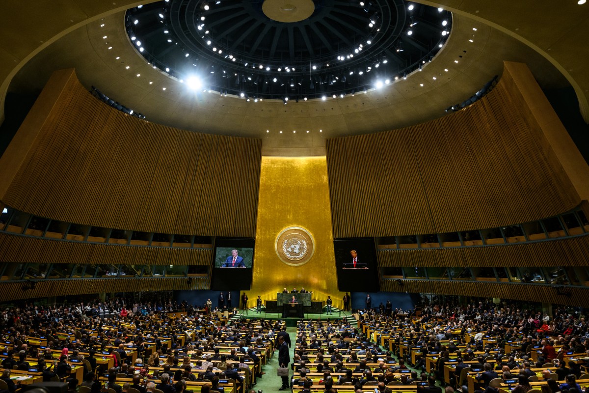President Donald J. Trump delivers remarks to the 81st session of the United Nations General Assembly, Tuesday, September 22, 2026, at U.N. Headquarters in New York City. (Official White House Photo by Daniel Torok)