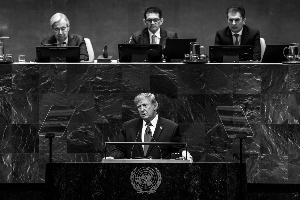 President Donald J. Trump delivers remarks to the 81st session of the United Nations General Assembly, Tuesday, September 22, 2026, at U.N. Headquarters in New York City. (Official White House Photo by Daniel Torok)