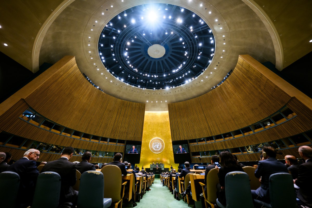 President Donald J. Trump delivers remarks to the 81st session of the United Nations General Assembly, Tuesday, September 22, 2026, at U.N. Headquarters in New York City. (Official White House Photo by Daniel Torok)