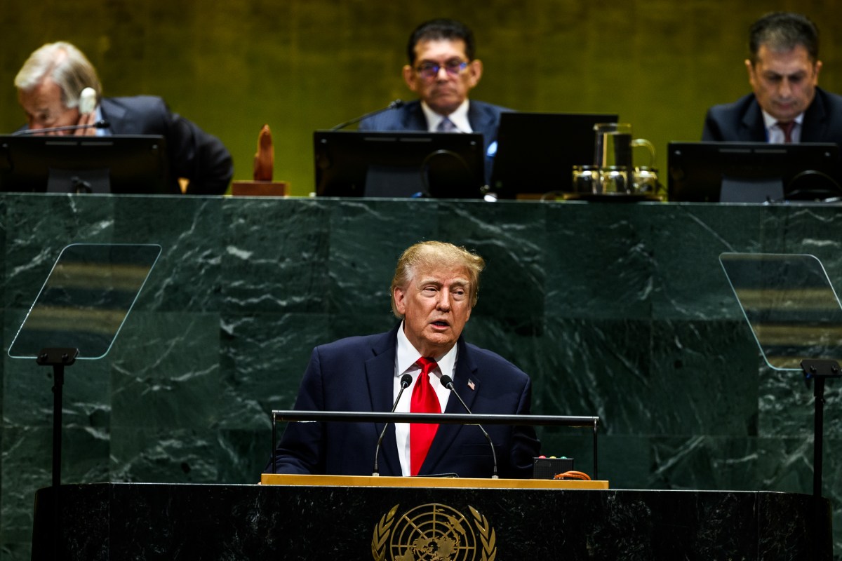 President Donald J. Trump delivers remarks to the 81st session of the United Nations General Assembly, Tuesday, September 22, 2026, at U.N. Headquarters in New York City. (Official White House Photo by Daniel Torok)