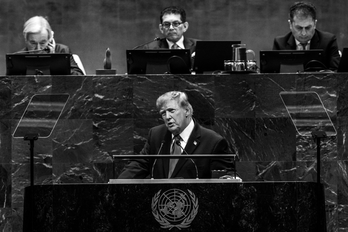 President Donald J. Trump delivers remarks to the 81st session of the United Nations General Assembly, Tuesday, September 22, 2026, at U.N. Headquarters in New York City. (Official White House Photo by Daniel Torok)