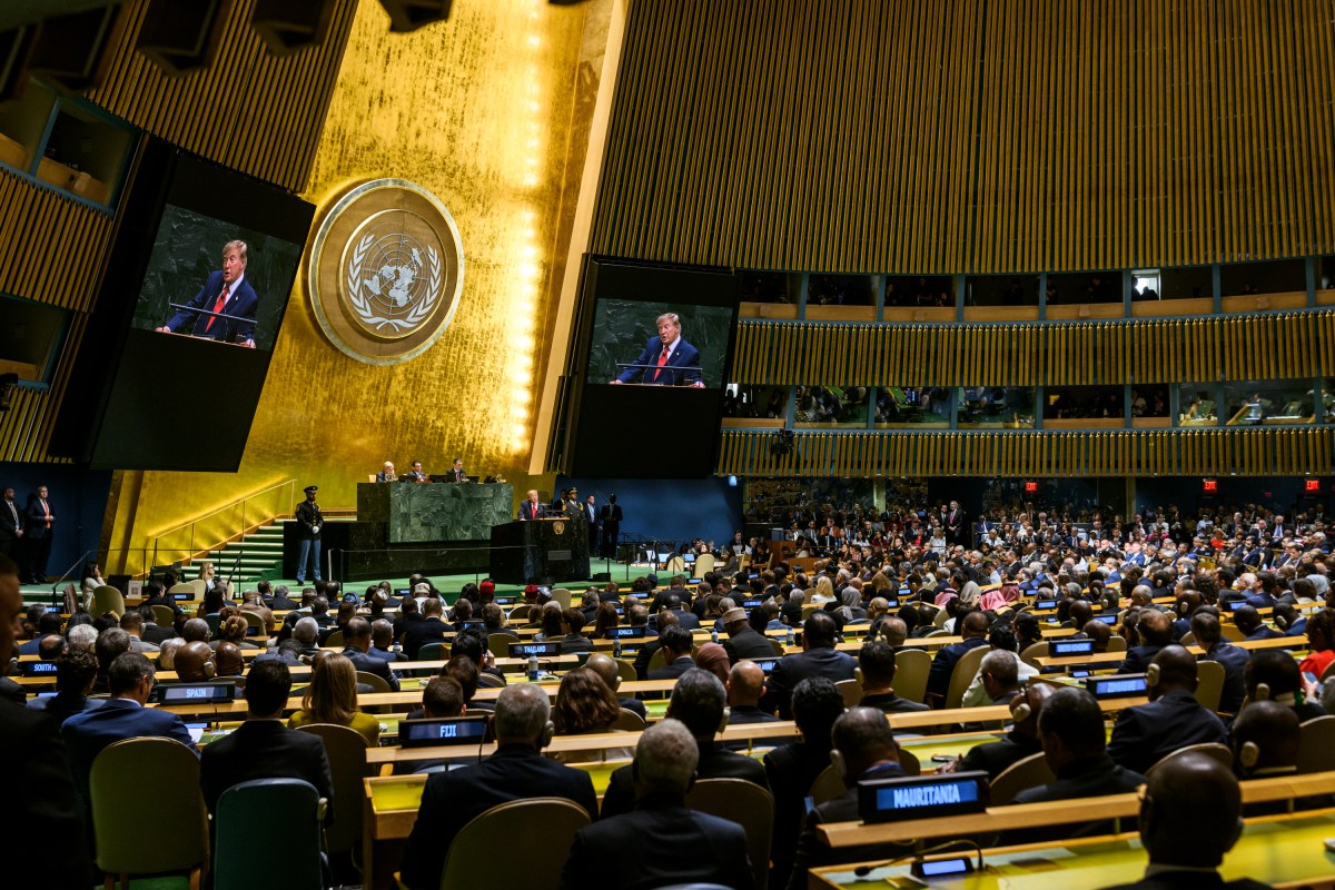 President Donald J. Trump delivers remarks to the 81st session of the United Nations General Assembly, Tuesday, September 22, 2026, at U.N. Headquarters in New York City. (Official White House Photo by Daniel Torok)