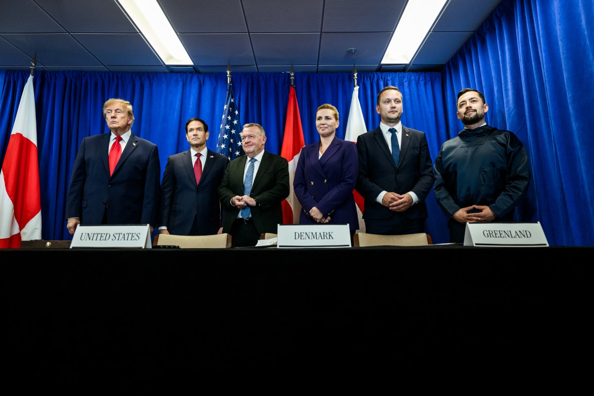 President Donald J. Trump participates in a trilateral signing ceremony with Prime Minister Mette Frederiksen of Denmark and Prime Minister Jans-Frederik Nielsen of Greenland, Tuesday, September 22, 2026, at United Nations Headquarters in New York City. (Official White House Photo by Daniel Torok)