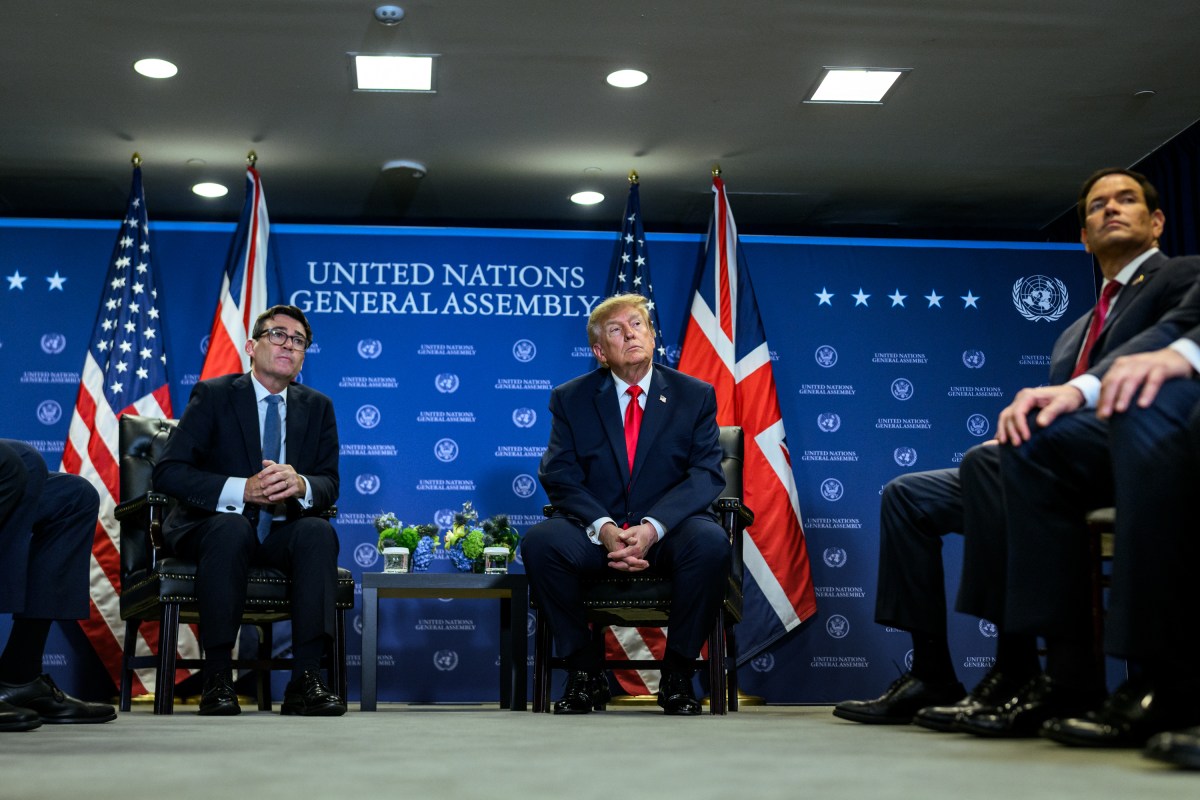 President Donald J. Trump participates in a bilateral meeting with U.K. Prime Minister Andy Burnham, Tuesday, September 22, 2026, at United Nations Headquarters in New York City. (Official White House Photo by Daniel Torok)