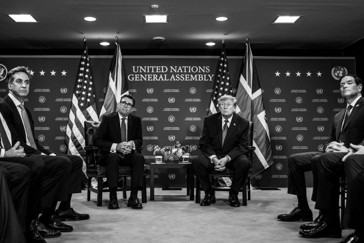 President Donald J. Trump participates in a bilateral meeting with U.K. Prime Minister Andy Burnham, Tuesday, September 22, 2026, at United Nations Headquarters in New York City. (Official White House Photo by Daniel Torok)