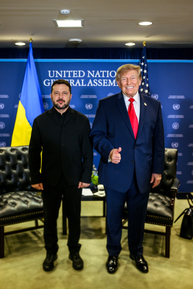 President Donald J. Trump participates in a bilateral meeting with Ukraine’s President Volodymyr Zelenskyy at the United Nations Headquarters in New York City, Tuesday, September 22, 2026. (Official White House Photo by Daniel Torok)
