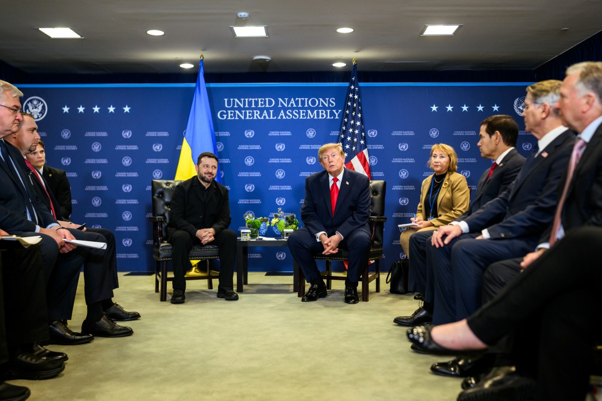 President Donald J. Trump participates in a bilateral meeting with Ukraine’s President Volodymyr Zelenskyy at the United Nations Headquarters in New York City, Tuesday, September 22, 2026. (Official White House Photo by Daniel Torok)