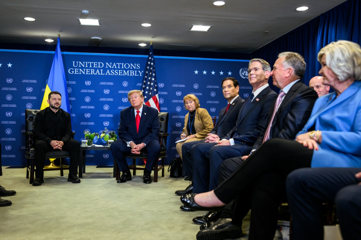 President Donald J. Trump participates in a bilateral meeting with Ukraine’s President Volodymyr Zelenskyy at the United Nations Headquarters in New York City, Tuesday, September 22, 2026. (Official White House Photo by Daniel Torok)
