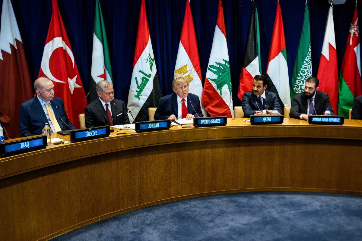 President Donald J. Trump participates in a multilateral meeting with Gulf Cooperation Council leaders at the United Nations Headquarters in New York City, Tuesday, September 22, 2026. (Official White House Photo by Daniel Torok)