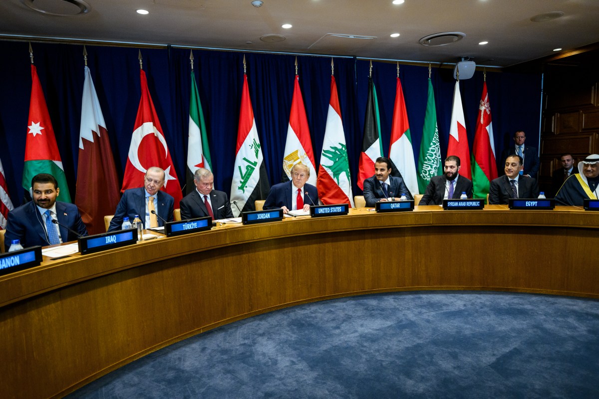 President Donald J. Trump participates in a multilateral meeting with Gulf Cooperation Council leaders at the United Nations Headquarters in New York City, Tuesday, September 22, 2026. (Official White House Photo by Daniel Torok)