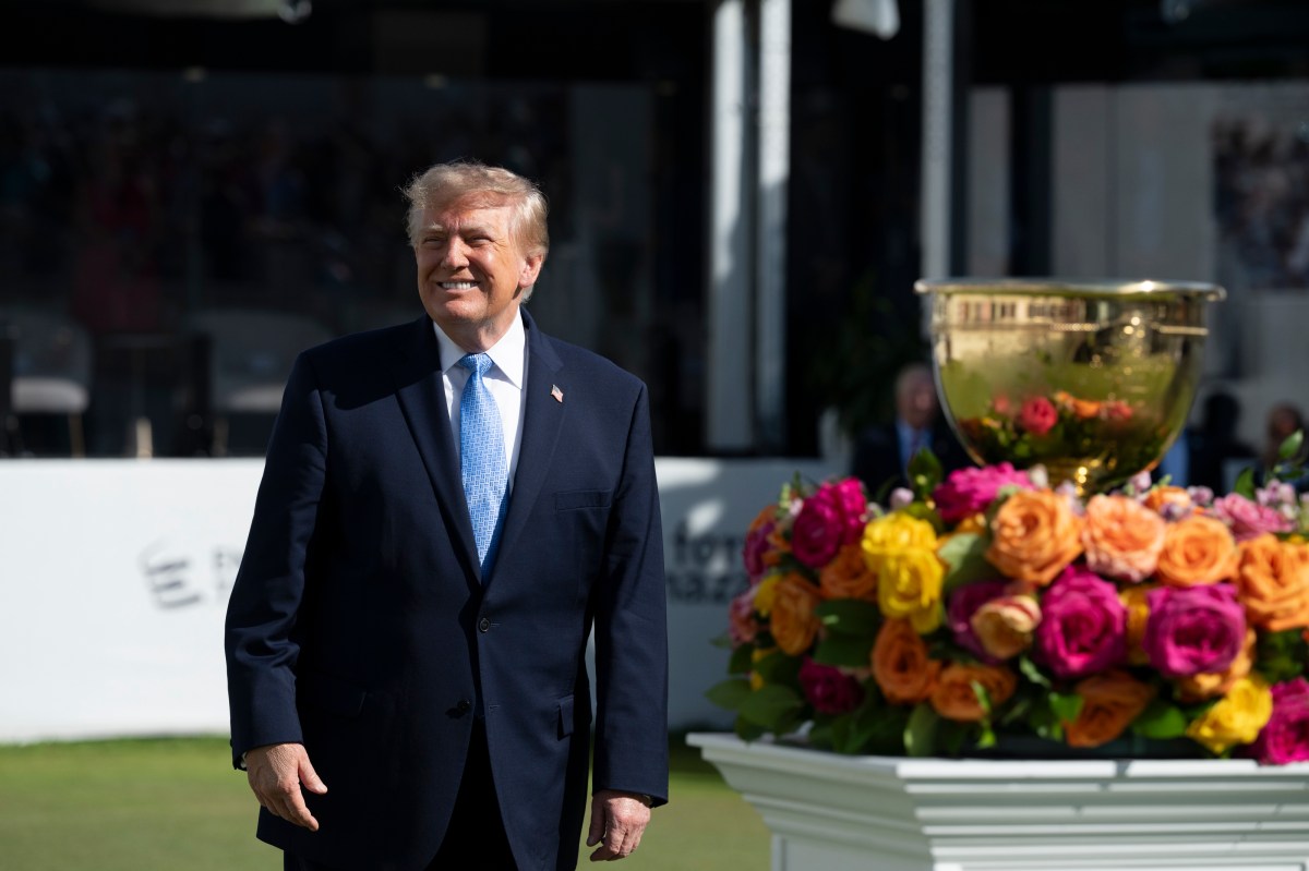 President Donald J. Trump attends the President’s Cup Official Ceremony on Sunday, September 27, 2026, at Medinah Country Club in Medinah, Illinois. (Official White House photo by Joyce N. Boghosian)