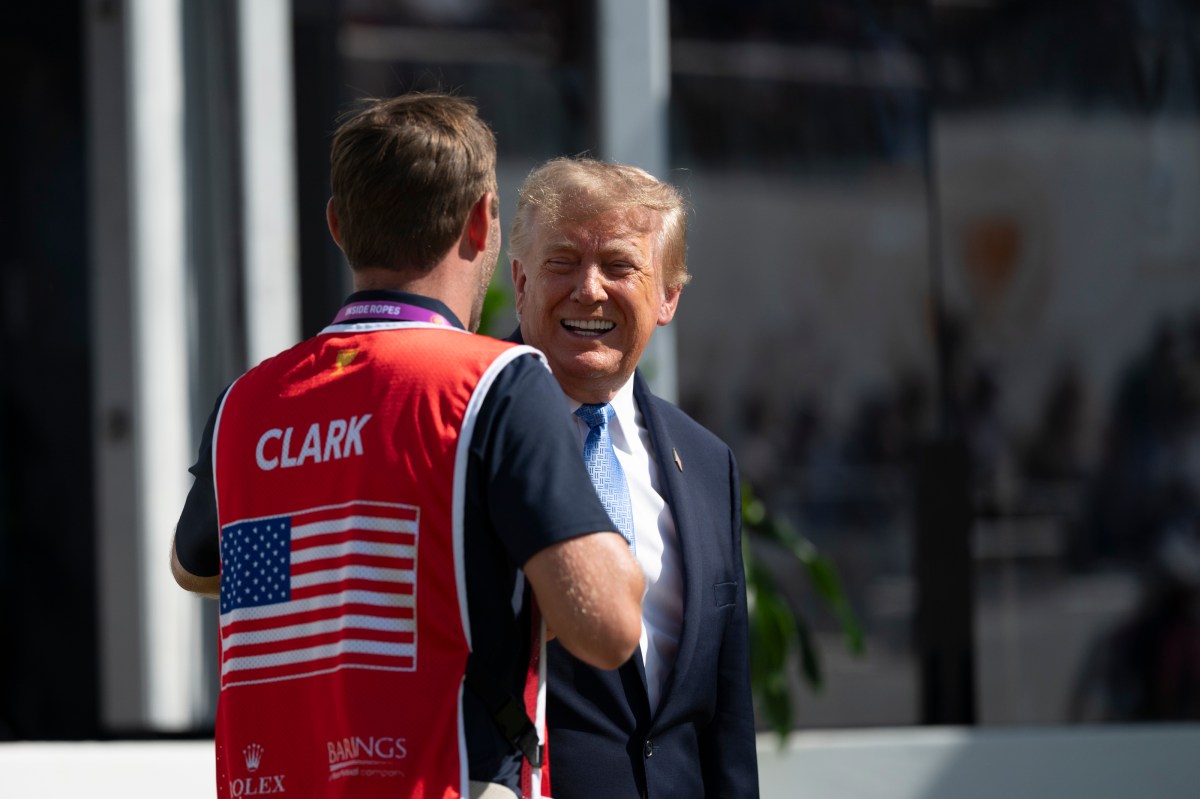 President Donald J. Trump attends the President’s Cup Official Ceremony on Sunday, September 27, 2026, at Medinah Country Club in Medinah, Illinois. (Official White House photo by Joyce N. Boghosian)