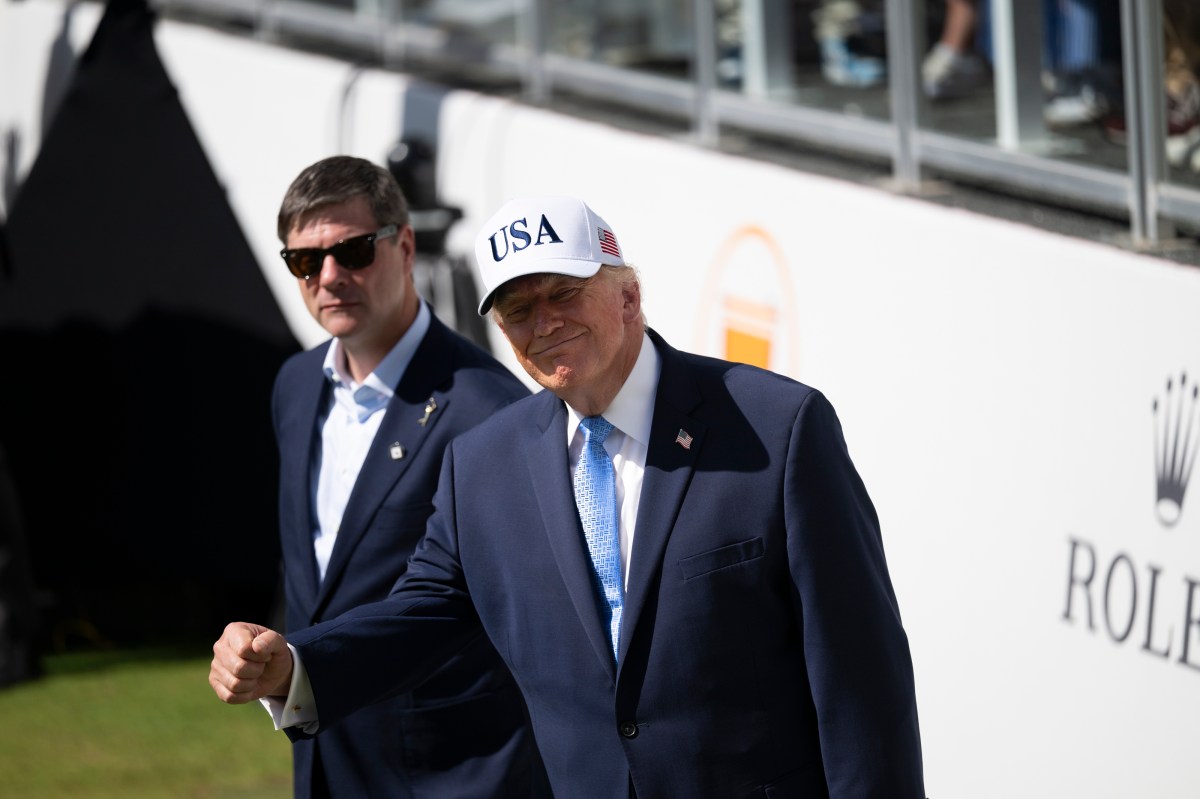 President Donald J. Trump attends the President’s Cup Official Ceremony on Sunday, September 27, 2026, at Medinah Country Club in Medinah, Illinois. (Official White House photo by Joyce N. Boghosian)