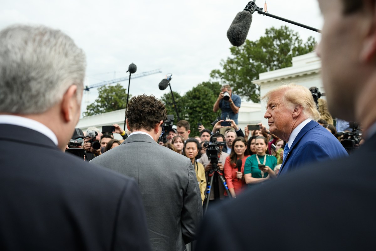 President Donald J. Trump speaks to the press with tech CEO’s outside of the West Wing Lobby, Tuesday, September 29, 2026, following a luncheon on Super Intelligence (AI). (Official White House Photo by Joyce Boghosian)