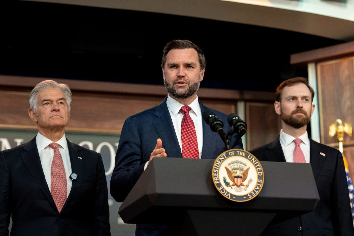 Vice President JD Vance holds a press conference on fraud, Tuesday, September 22, 2026, in the South Court Auditorium of the Eisenhower Executive Office Building at the White House. (Official White House Photo by Emily J. Higgins)