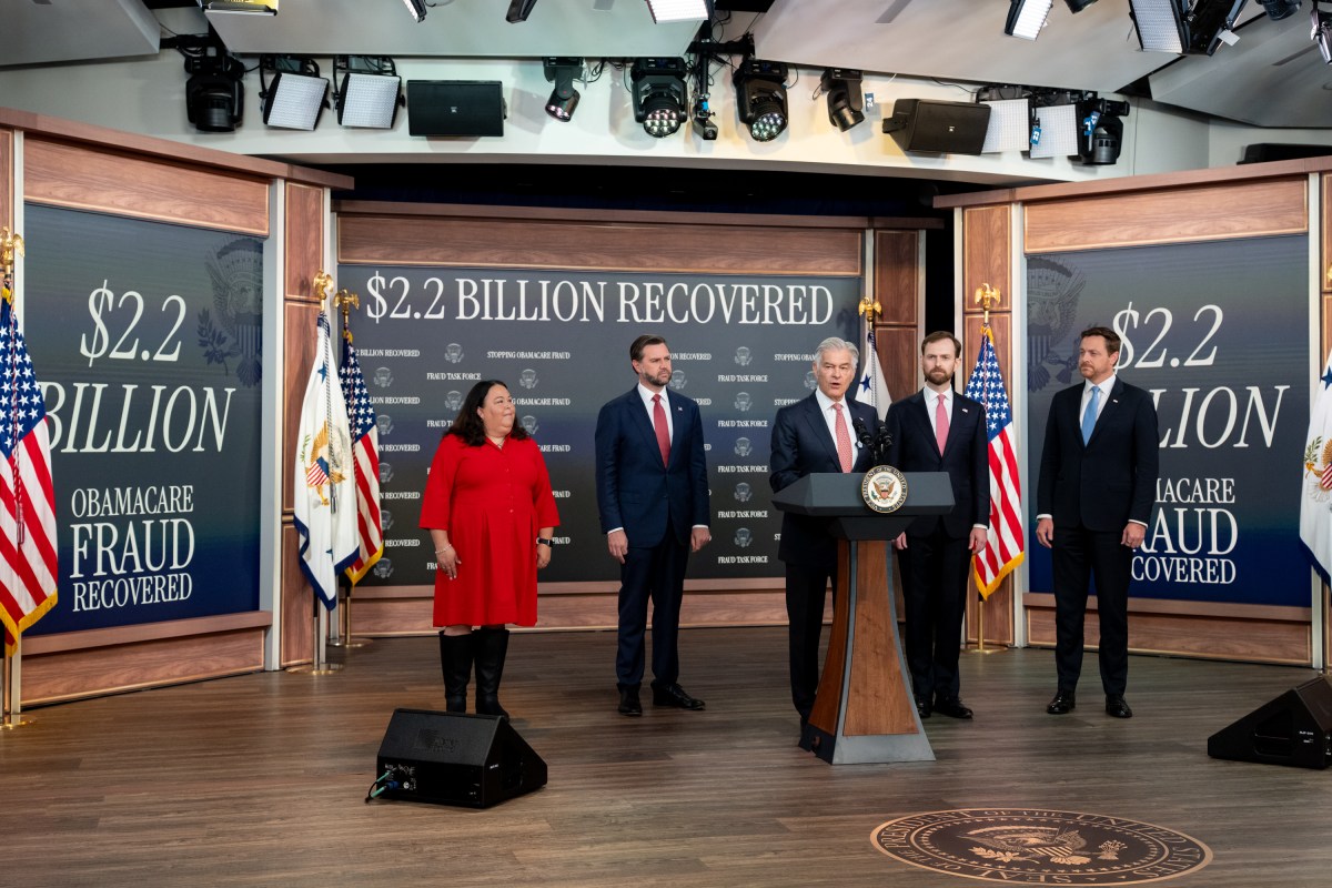 Vice President JD Vance holds a press conference on fraud, Tuesday, September 22, 2026, in the South Court Auditorium of the Eisenhower Executive Office Building at the White House. (Official White House Photo by Emily J. Higgins)