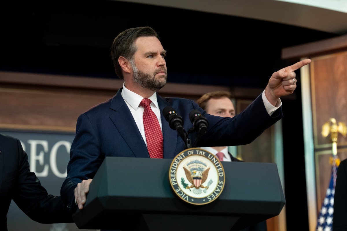 Vice President JD Vance holds a press conference on fraud, Tuesday, September 22, 2026, in the South Court Auditorium of the Eisenhower Executive Office Building at the White House. (Official White House Photo by Emily J. Higgins)