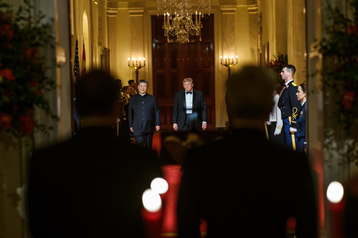 President Donald J. Trump and First Lady Melania Trump host a State Dinner for President Xi Jinping of China and First Lady Peng Liyuan, Thursday, September 24, 2026, in the East Room of the White House. (Official White House Photo by Molly Riley)