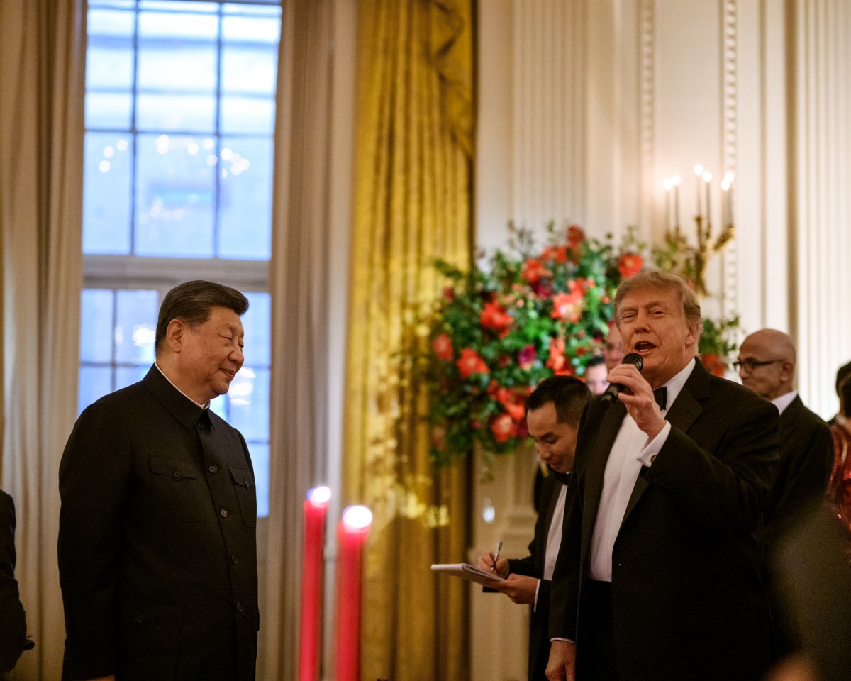 President Donald J. Trump and First Lady Melania Trump host a State Dinner for President Xi Jinping of China and First Lady Peng Liyuan, Thursday, September 24, 2026, in the East Room of the White House. (Official White House Photo by Molly Riley)