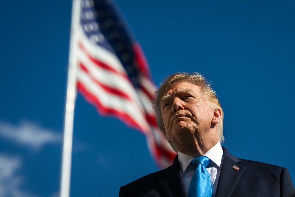 President Donald J. Trump boards Marine One on the South Lawn of the White House, Monday, October 5, 2026, en route Joint Base Andrews for a trip to Nebraska. (Official White House Photo by Daniel Torok)