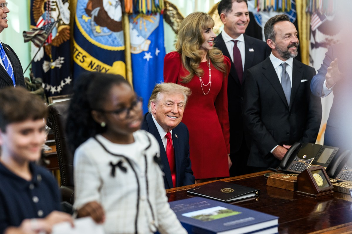 President Donald J. Trump makes an announcement on Trump Accounts in the Oval Office, Wednesday, October 7, 2026. (Official White House Photo by Joyce N. Boghosian)