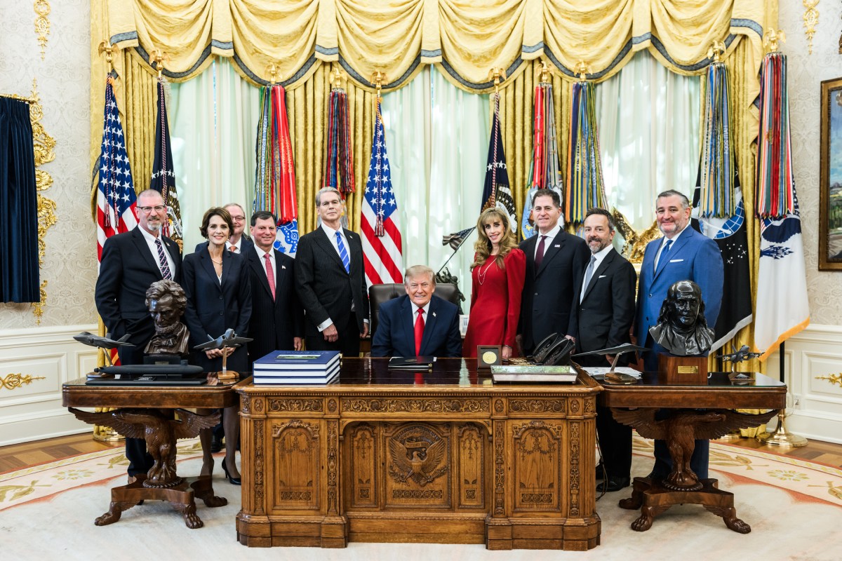 President Donald J. Trump makes an announcement on Trump Accounts in the Oval Office, Wednesday, October 7, 2026. (Official White House Photo by Joyce N. Boghosian)