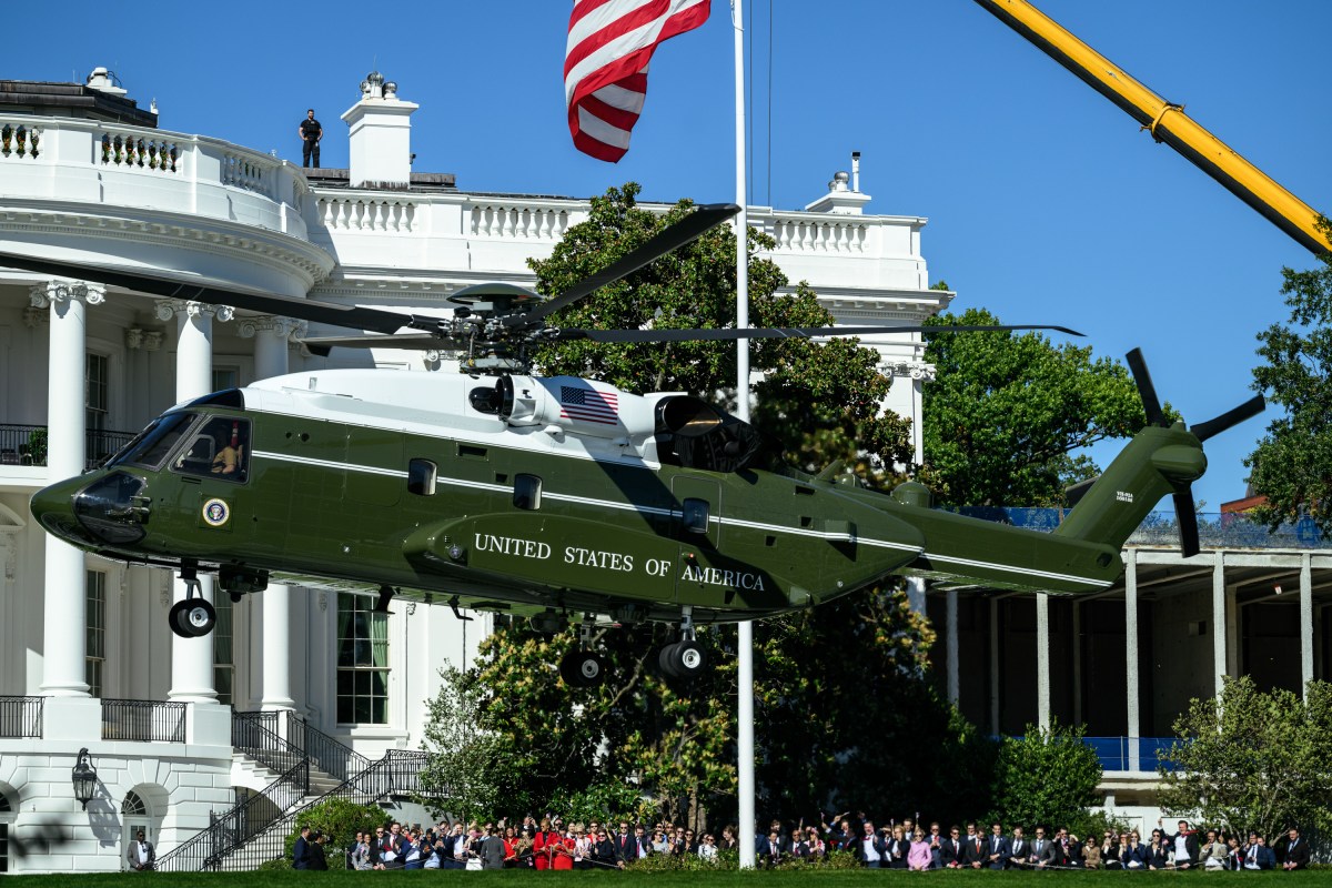 President Donald J. Trump boards Marine One on the South Lawn of the White House, Wednesday, October 7, 2026, en route to Joint Base Andrews for a trip to San Antonio, Texas. (Official White House Photo by Joyce N. Boghosian)